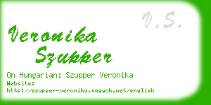 veronika szupper business card